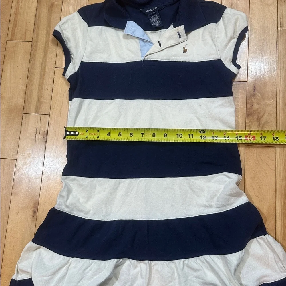 Ralph Lauren Navy and Cream Polo Dress - Picture 7 of 8